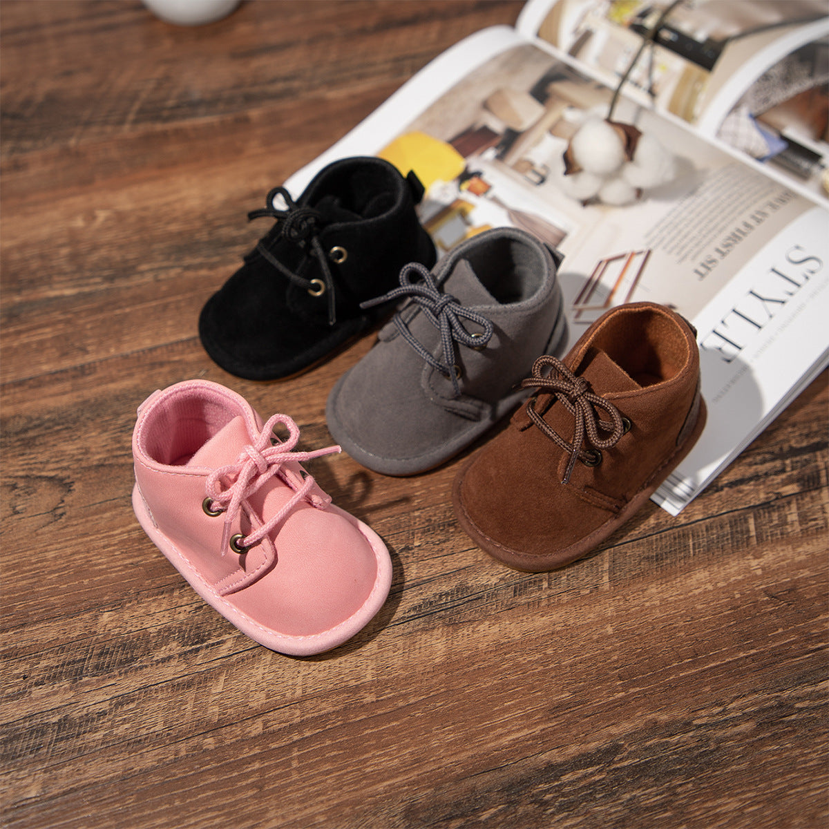 Baby's Shoes Rubber Sole Non-slip Toddler Shoes Pumps