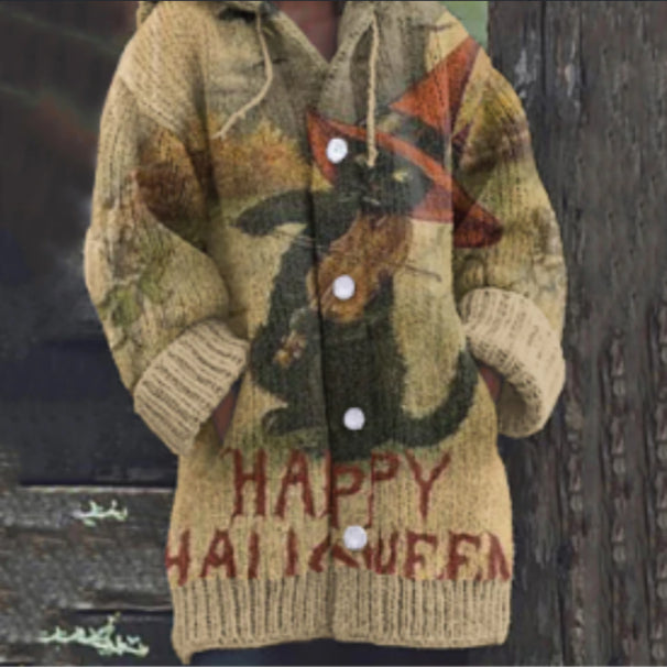 Sweater Autumn And Winter Loose Twist Cardigan