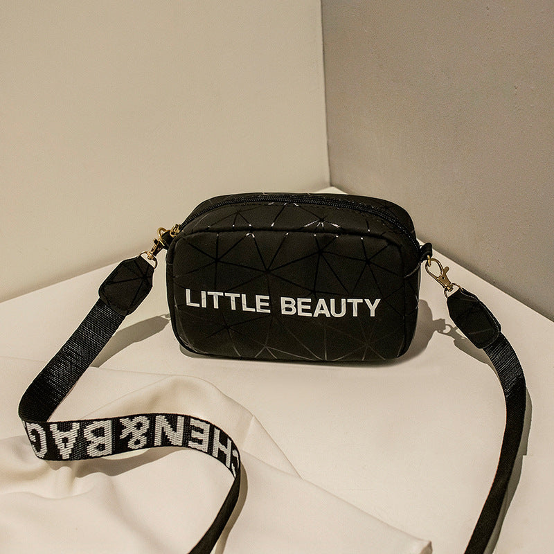 Women's Fashion Lingge Laser Fashion Colorful Messenger Bag