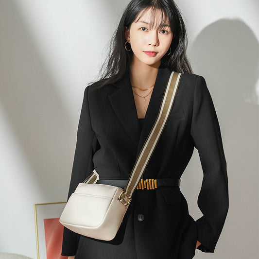 New Cross-border Foreign Trade Solid Color PU Messenger Bag