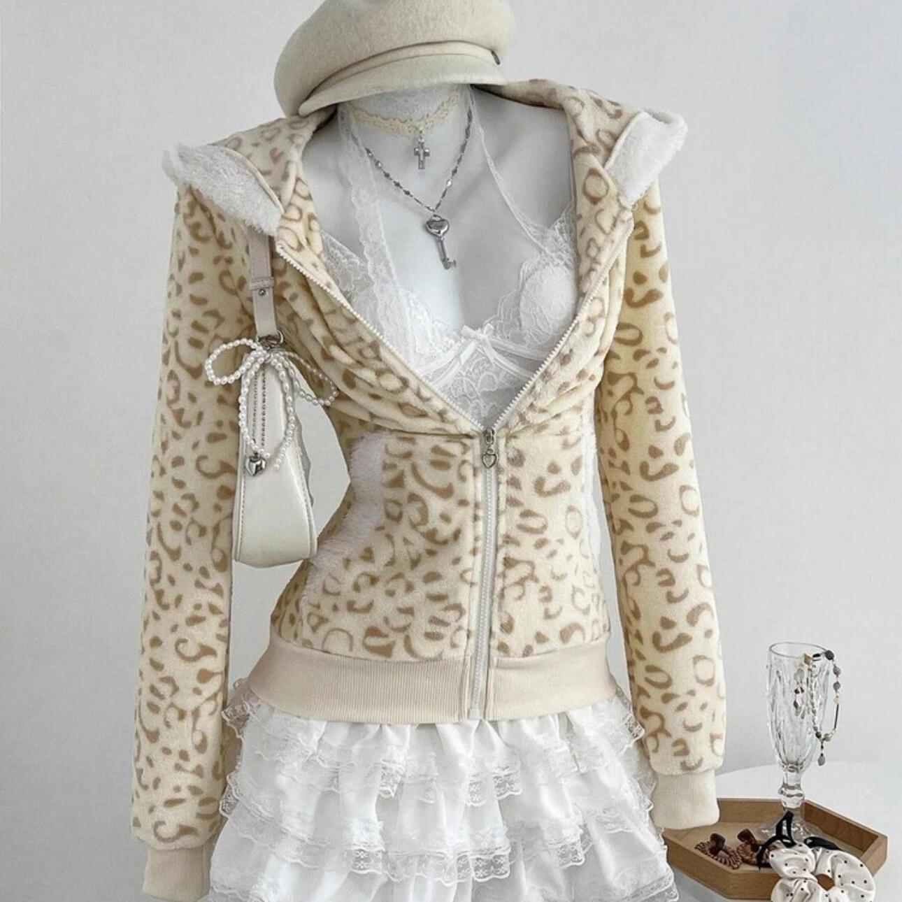 Retro-style Spicy Girls Fallwinter Hoodie Jacket