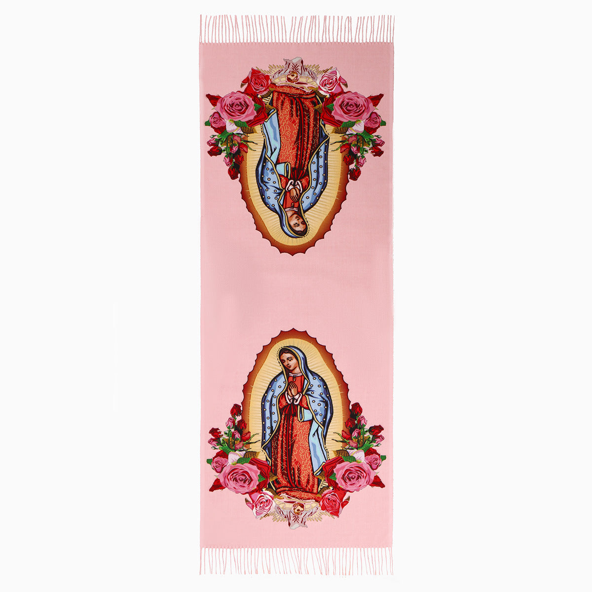 Virgin Printed Cashmere Women's Scarf All-match High Quality Warm Bib Shawl