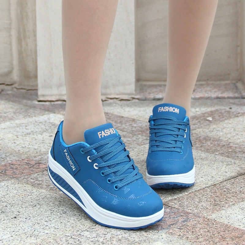 Thick-Soled Surface Swaying Shoes Breathable Sports Casual Shoes