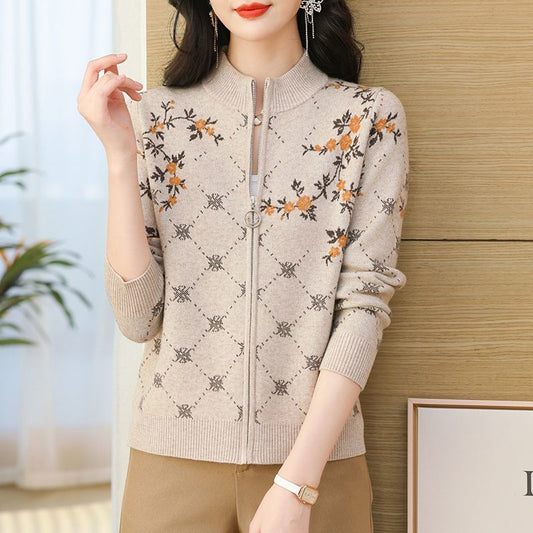 Women's Half Turtleneck Sweater Long Sleeve Loose