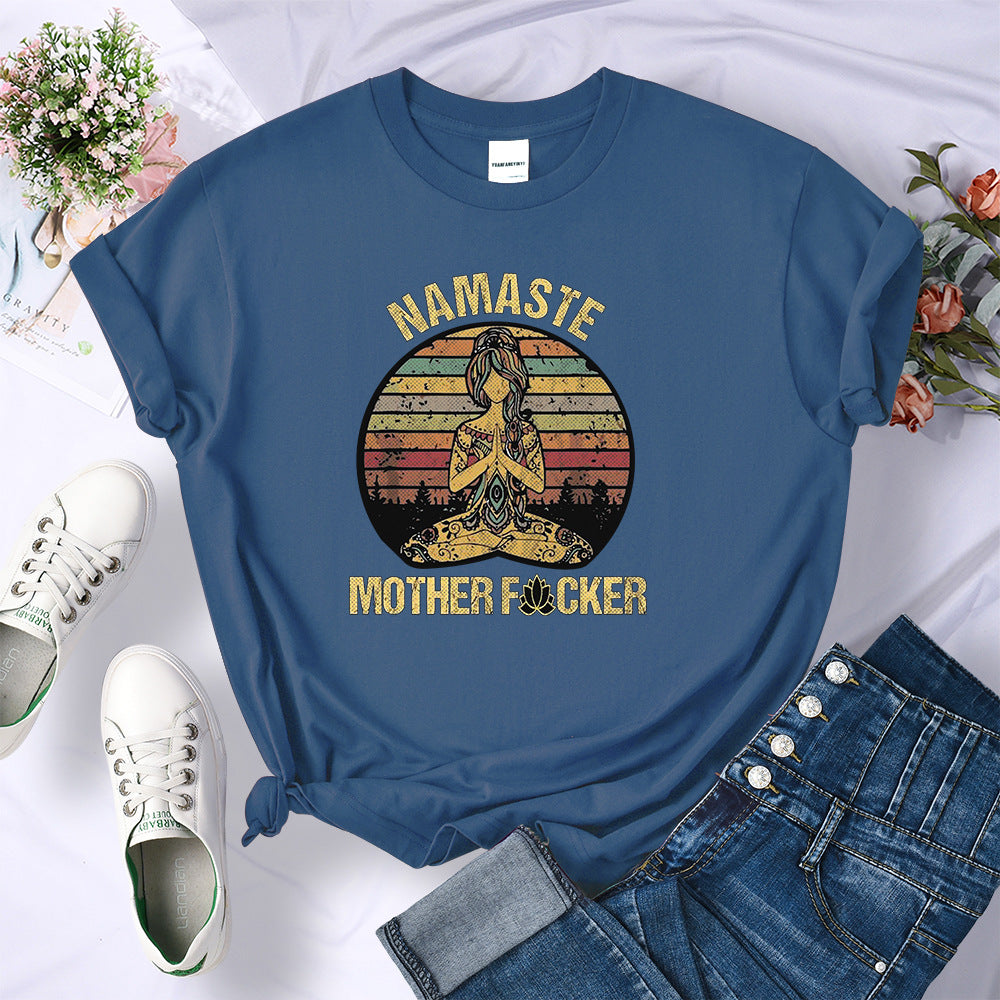 Retro Hermitage Mother T-shirt Fashionable Breathable Casual