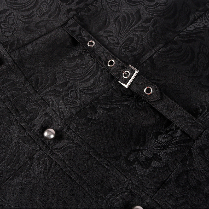 Spring And Autumn Punk Men's Clothing Solid Color Formal Wear Slim Men's Casual Vest