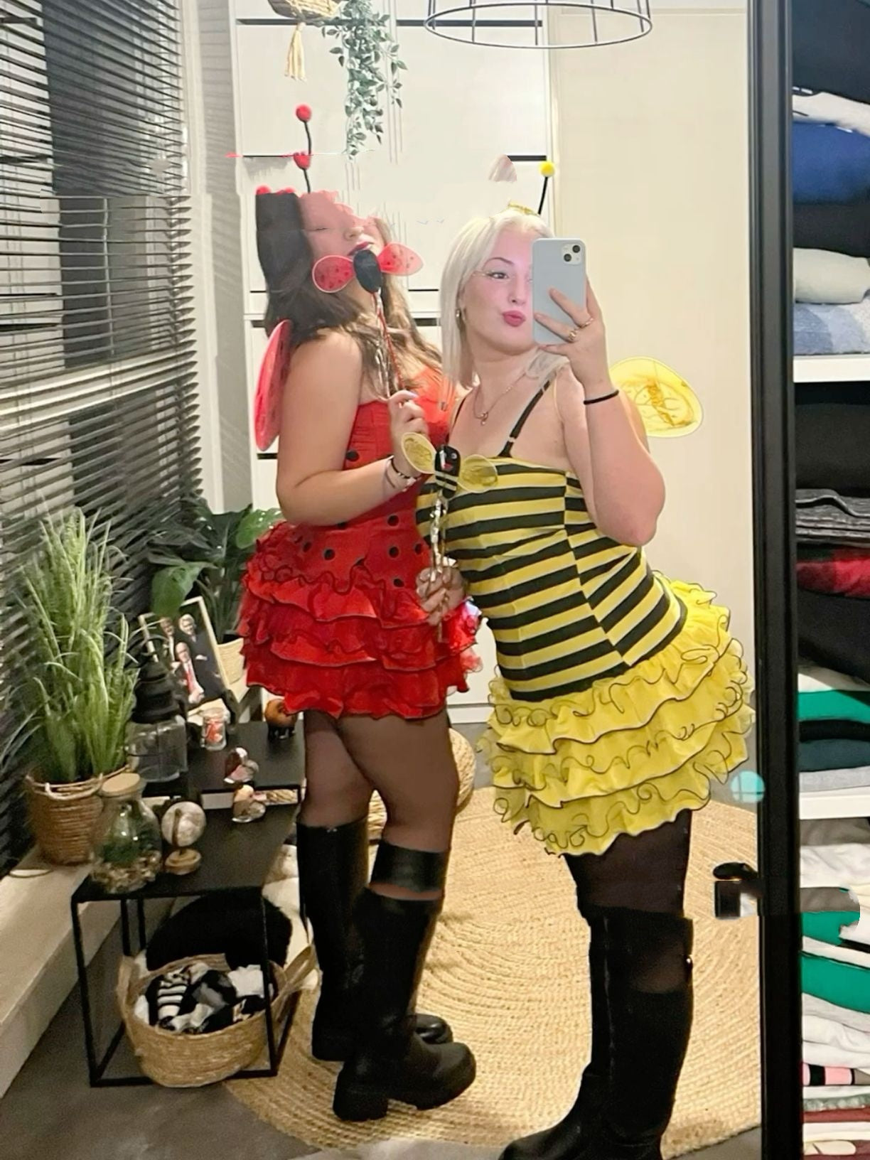 Halloween bi-mønster Tøj Cosplay Kostumefest Udklædning