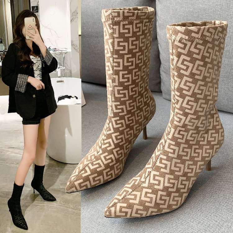 Women's Fashion Big Brand Style Pointed Toe Fashion Boots