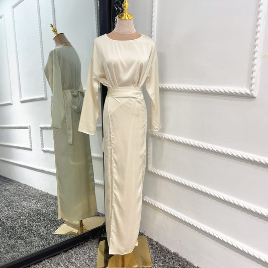 Soft Waist Dress Satin Women