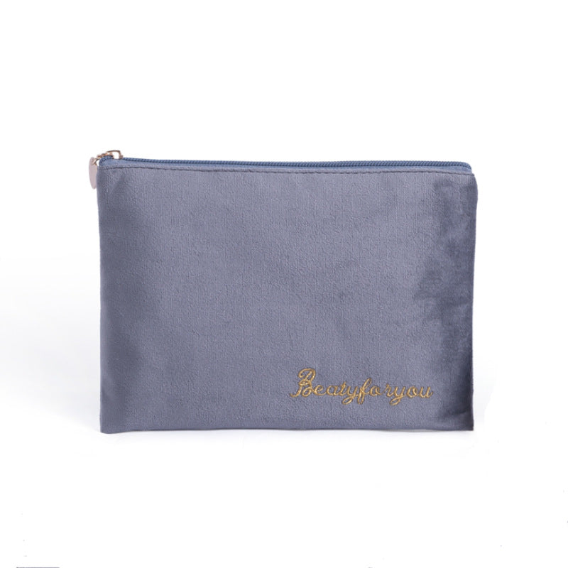 Flannel Cosmetic Storage Bag Tote Cloth