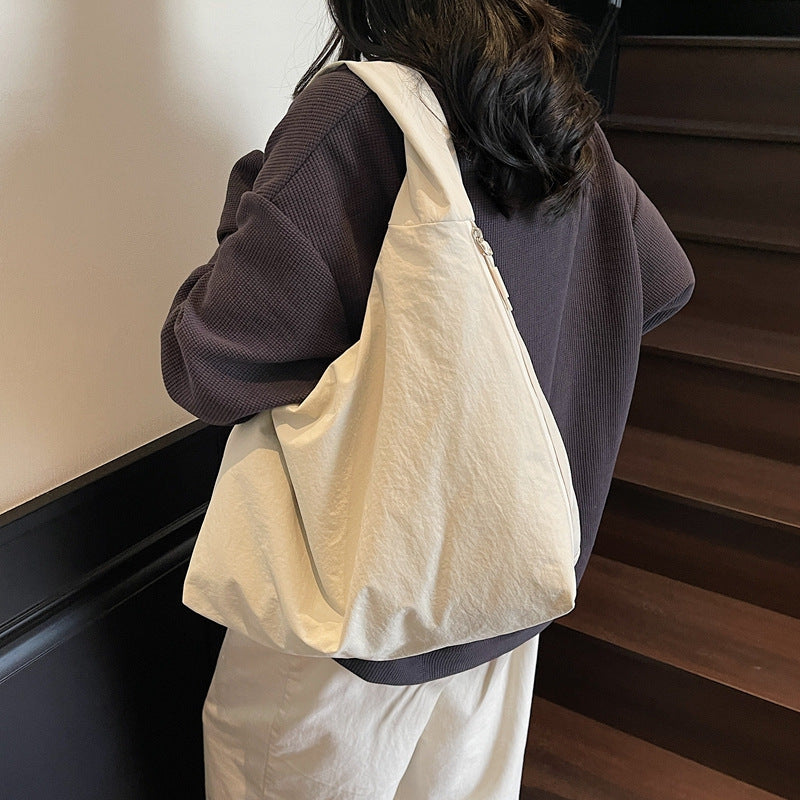 Lazy Relaxed Feeling Large Capacity Canvas Bag Women