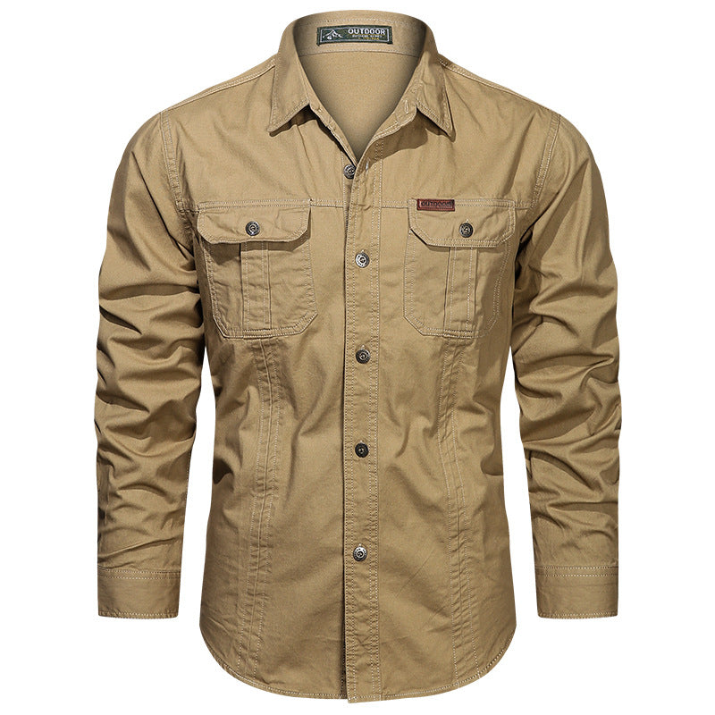 Summer Military Uniform Short-sleeved Shirt For Men