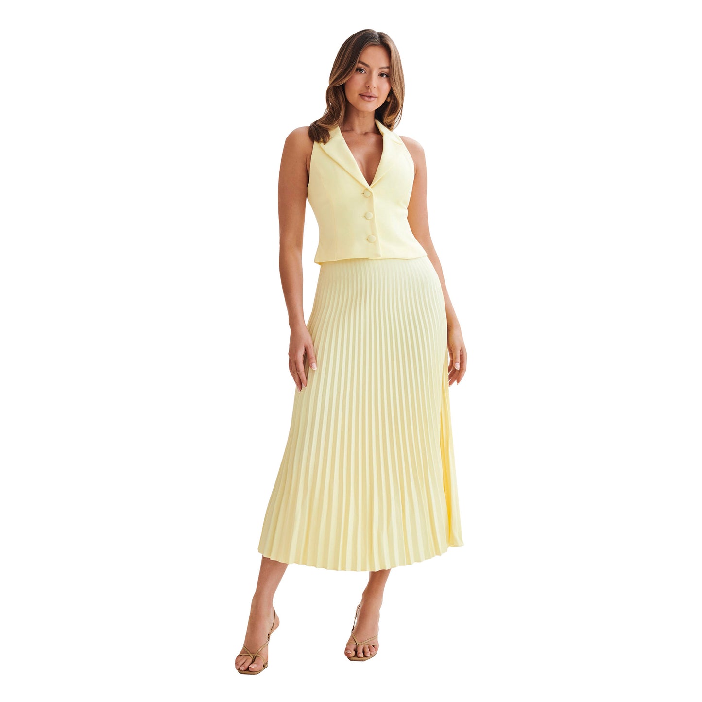 Summer New Pleated Casual Skirt
