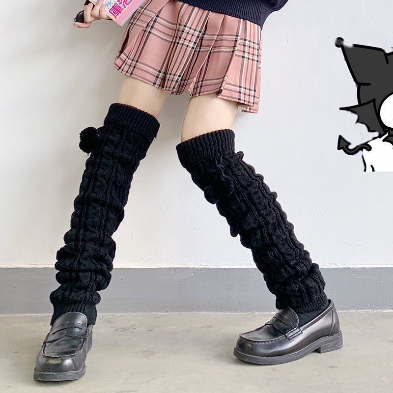 Japanese Soft Girls Pile Stockings In Middle Tube