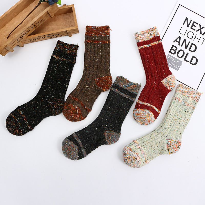 Fleece-lined Extra-thick Warm Mid-calf Slouch Socks