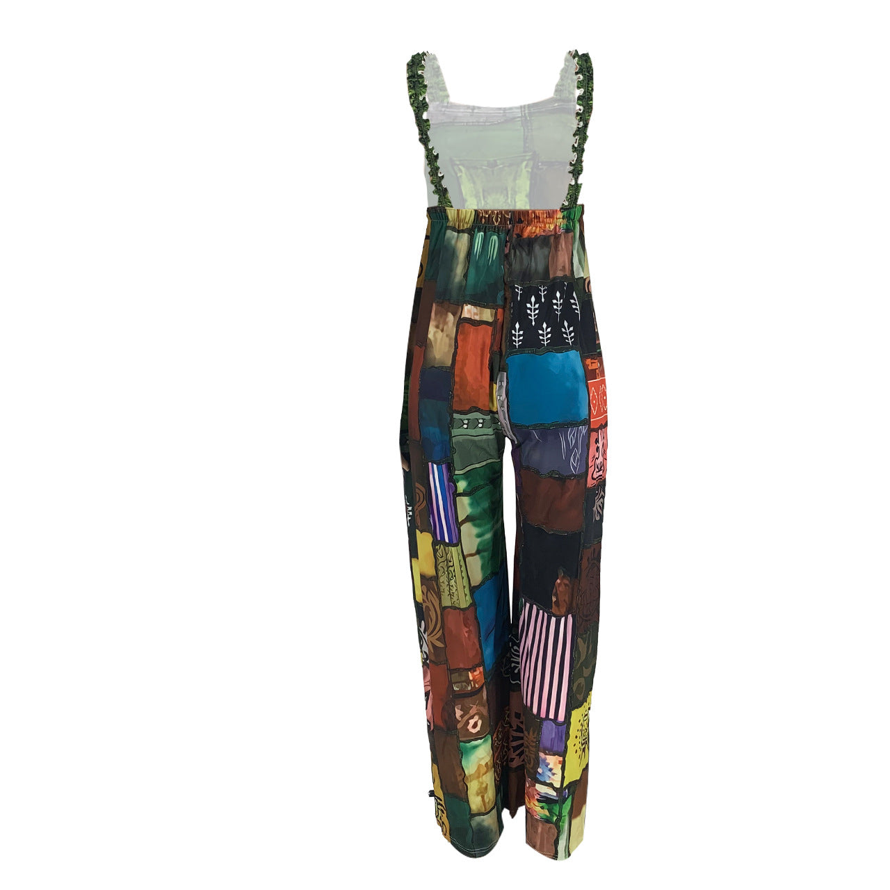 European And American Printed Bohemian Style Suspenders