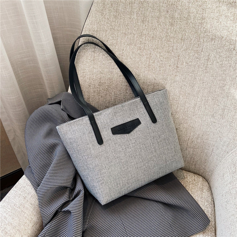 Dame Efterårs- og Vintertaske med Én Skulder, Messenger, Personlighed, Tote Bag