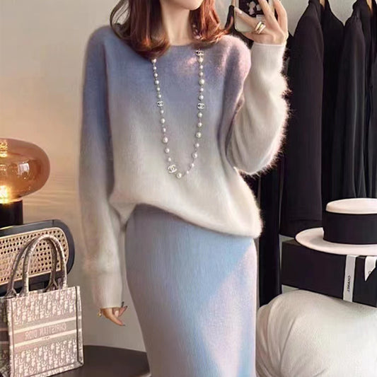 New Korean Style Crew Neck Pullover Sweater