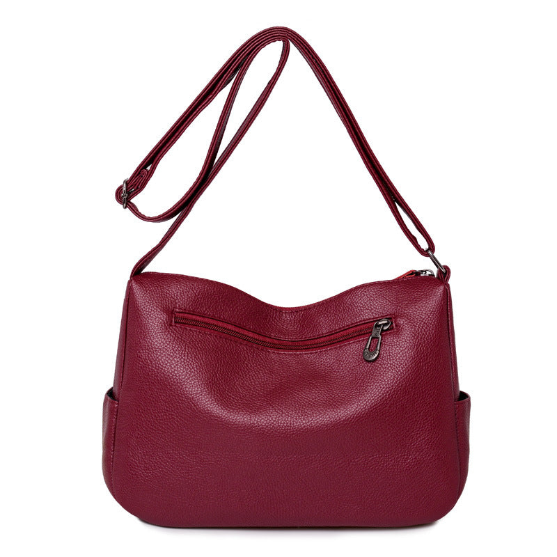 Large Capacity Pu Leather Shoulder Cross Body Bags