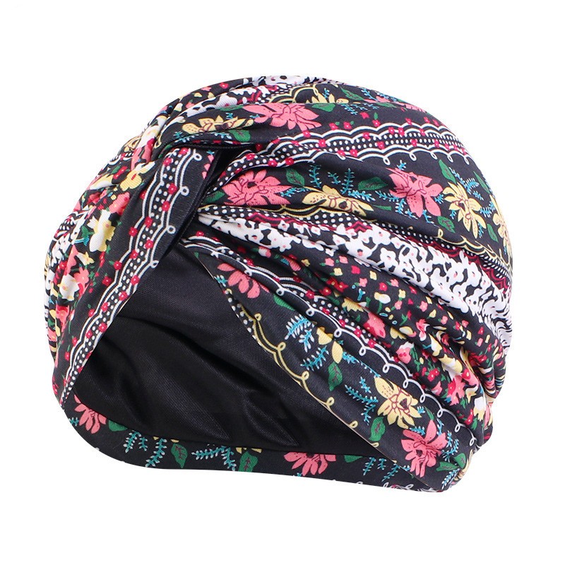 Simulated Silk Lined Cross Twisted Hat