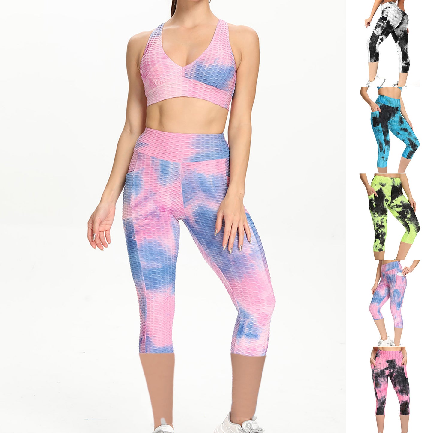 Cross-border European And American Foreign Trade New Style Yoga Pants Jacquard Pants