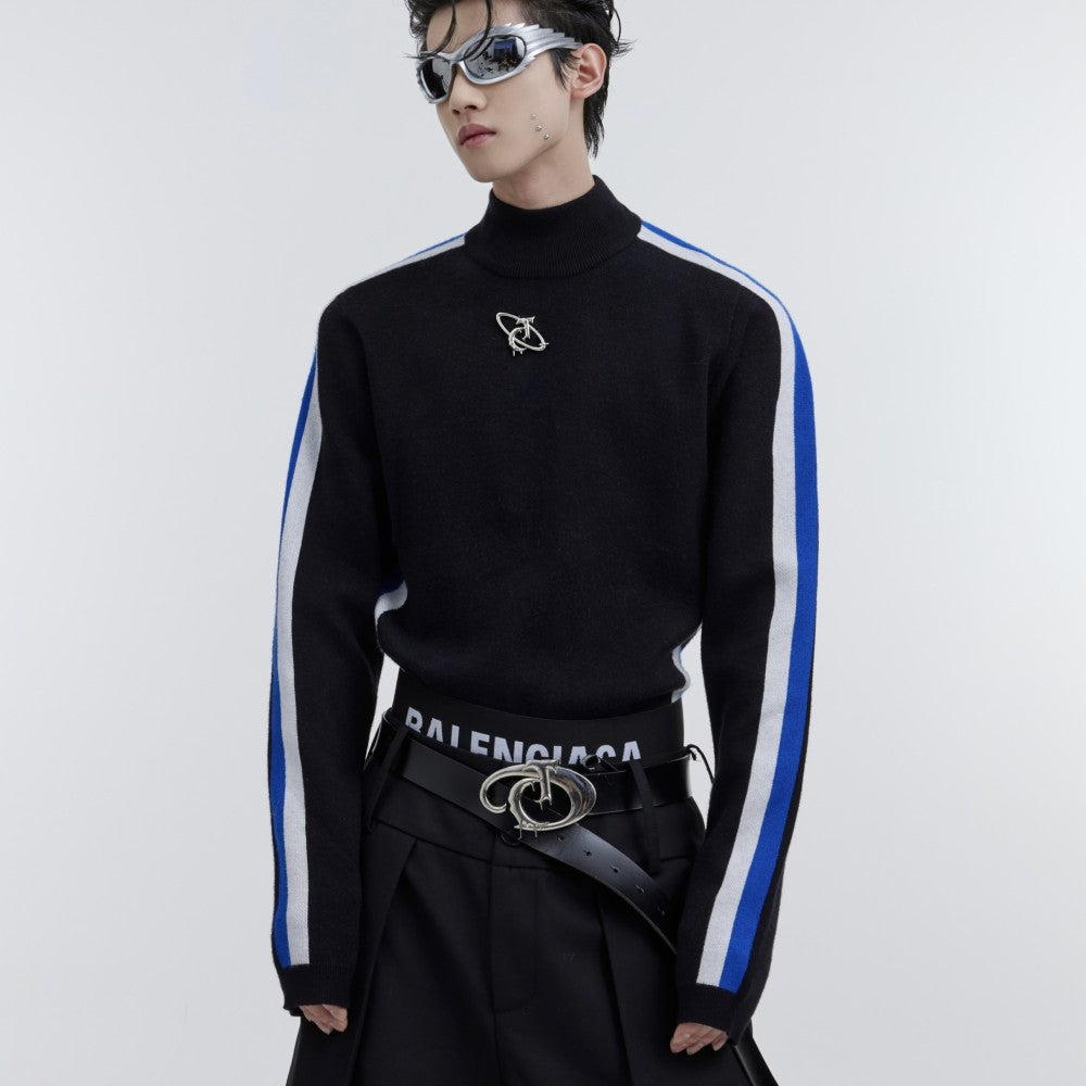 Men's Designed Slim Fit Sweater