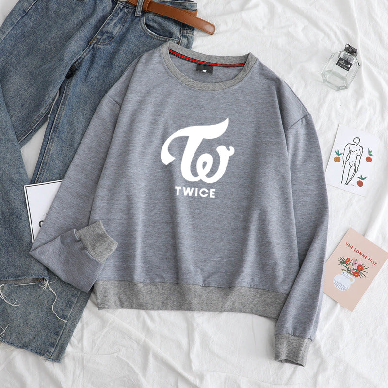 Sweater Women's Spring And Autumn Casual Cross-border TWICE Long Sleeve