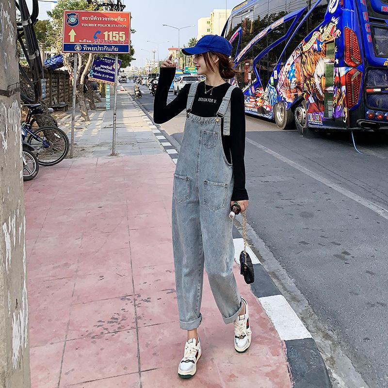 Small Women's Spring Summer Cropped Cowboy Siamese Pants