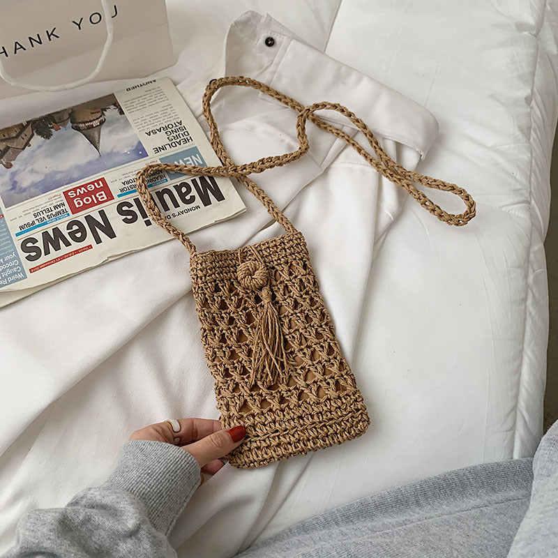 New Straw Woven All-match One-shoulder Messenger Bag