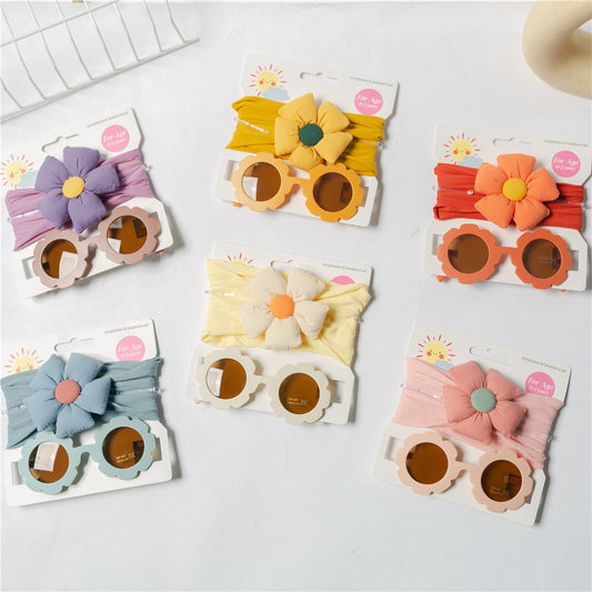 Children's Hair Band Glasses Set