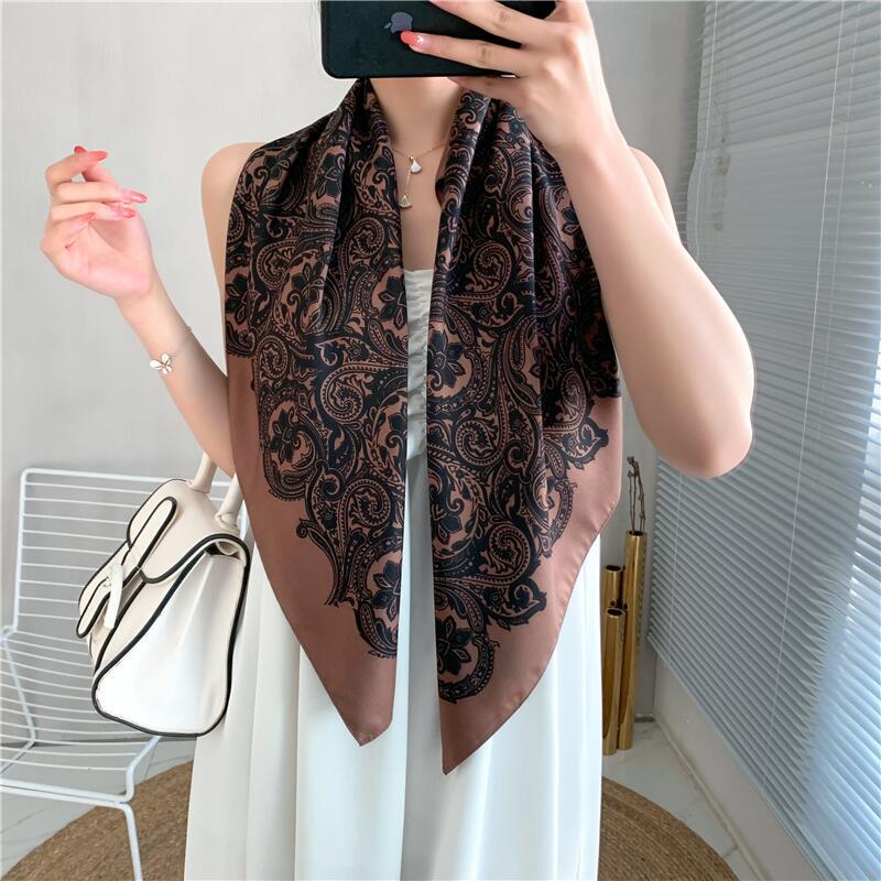 Fashion Home Color Leopard Twill Scarf