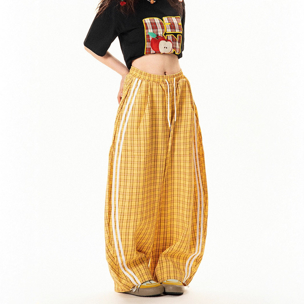 Loose Straight Drooping Wide Leg Pants Dopamine Girlfriends Clothes