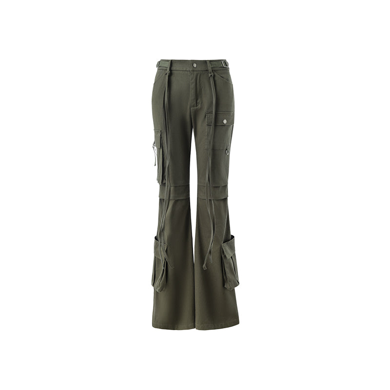Cargo Pants Retro Wide Leg Straight Leg