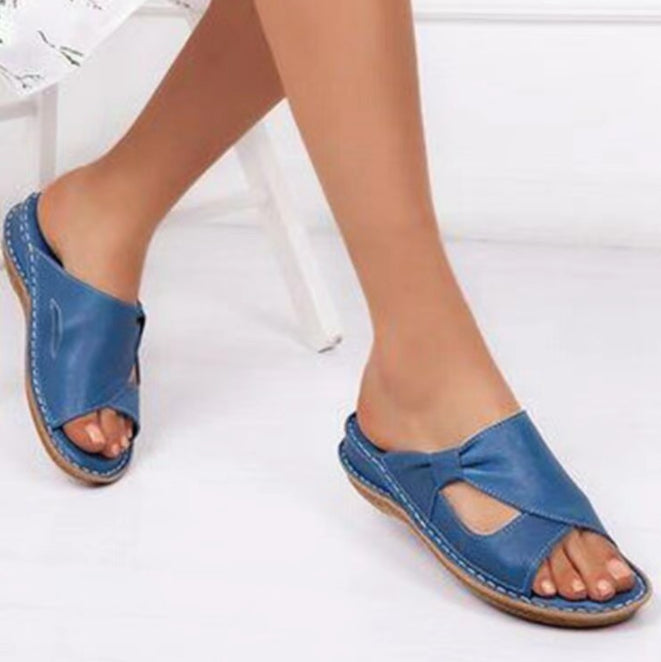 Leisure Fish Mouth Flat Large Size Slippers