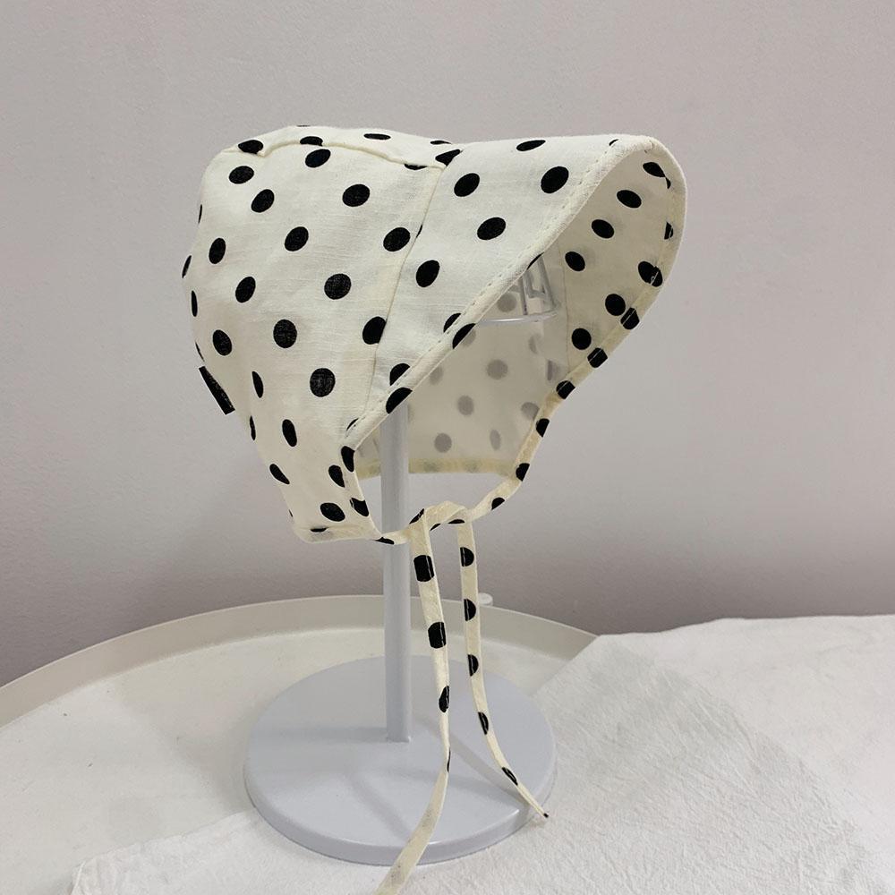 Baby Big Brim Windproof Lace-up Sun Hat