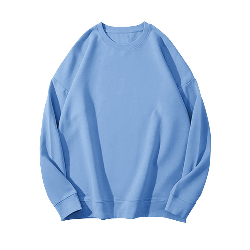 Dame Sweater i Ensfarvet med Pelsdetaljer
