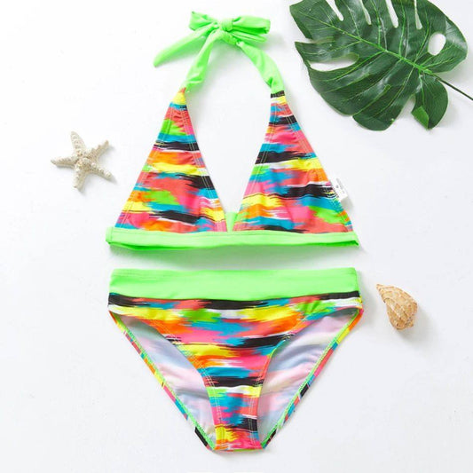 Two-piece Swimsuit Set Specially Designed For Girls And Children