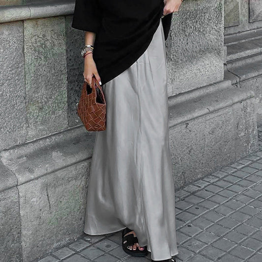 Fransk Tekstur Elegant Mat Satin Havfruekjole