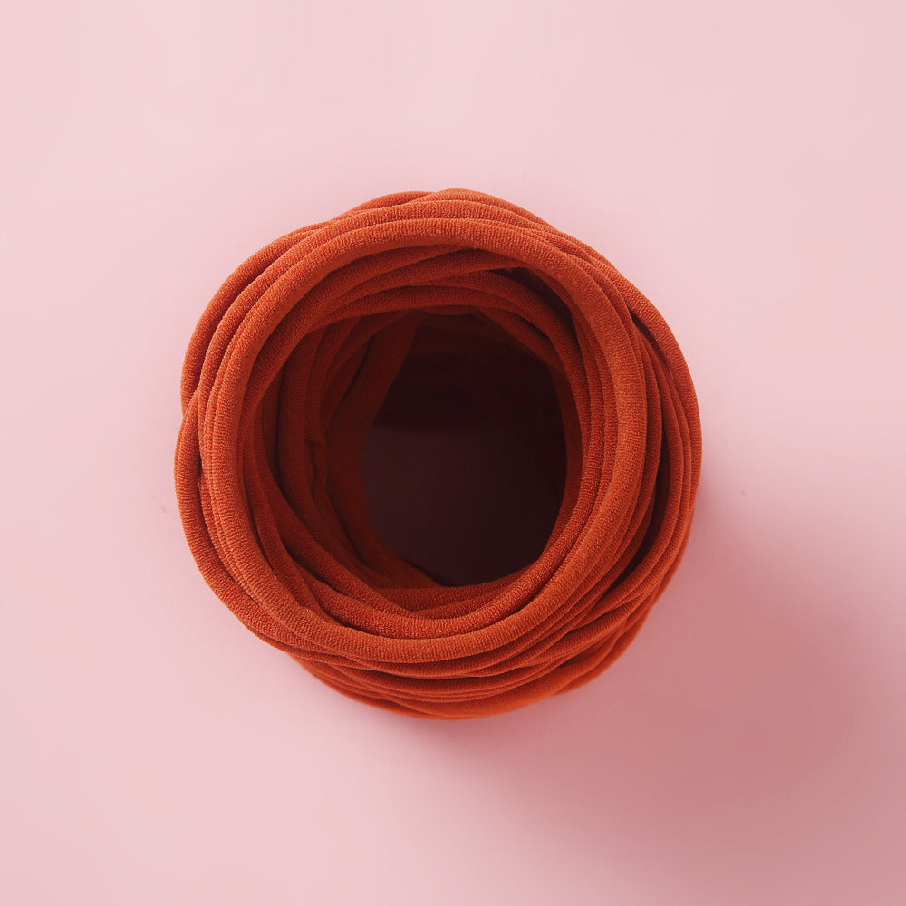 European And American INS Seamless Nylon Fine Hair Band Children's Hair Ring Handmade DIY Baby Headband