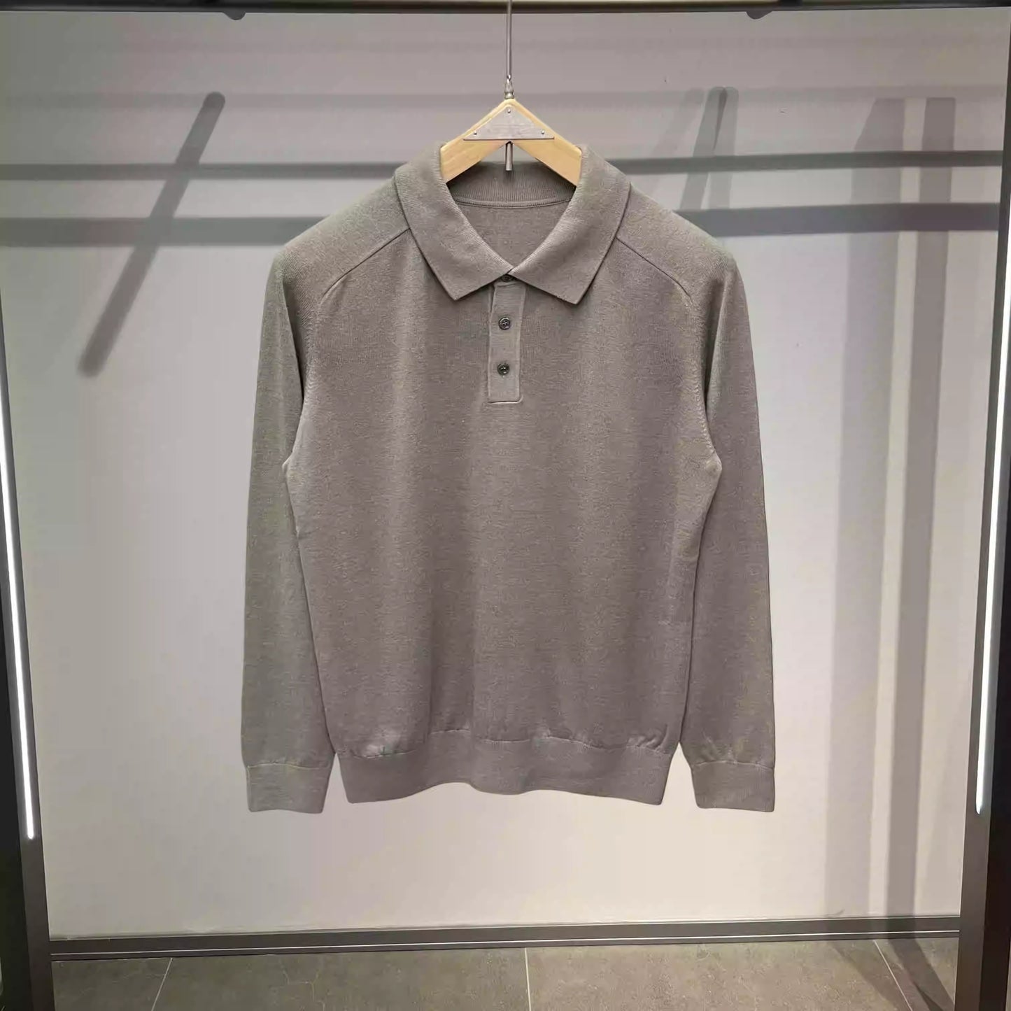 Men's Long-sleeved Sweater Lapel Comfortable Sweater