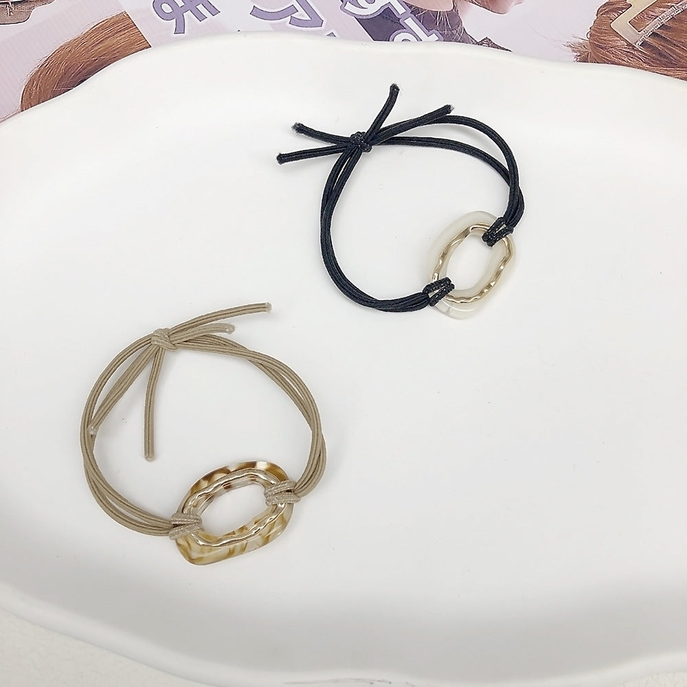 Japanese Style Simple Rubber Headband Head Rope Acetic Acid Ornament