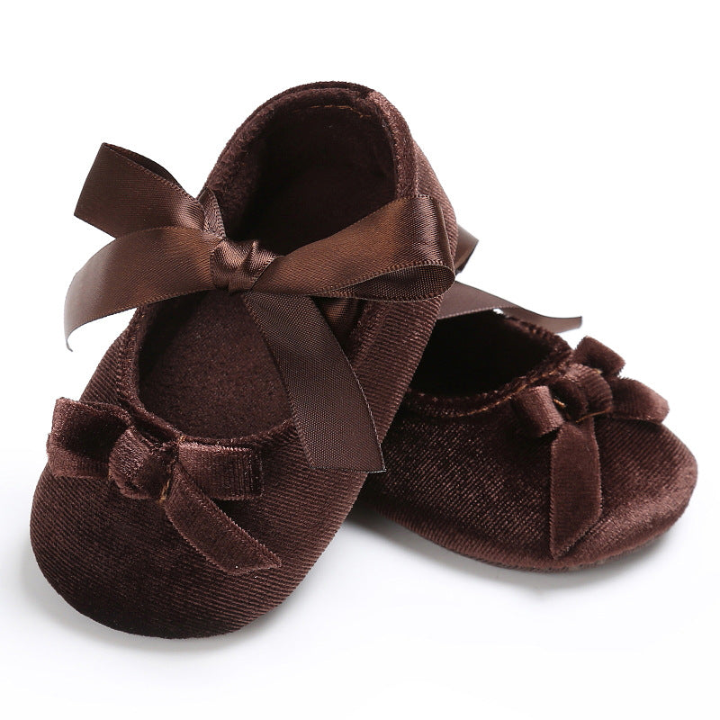 Ribbon Baby Shoes Baby's Shoes Soft Sole Shoes Toddler Shoes