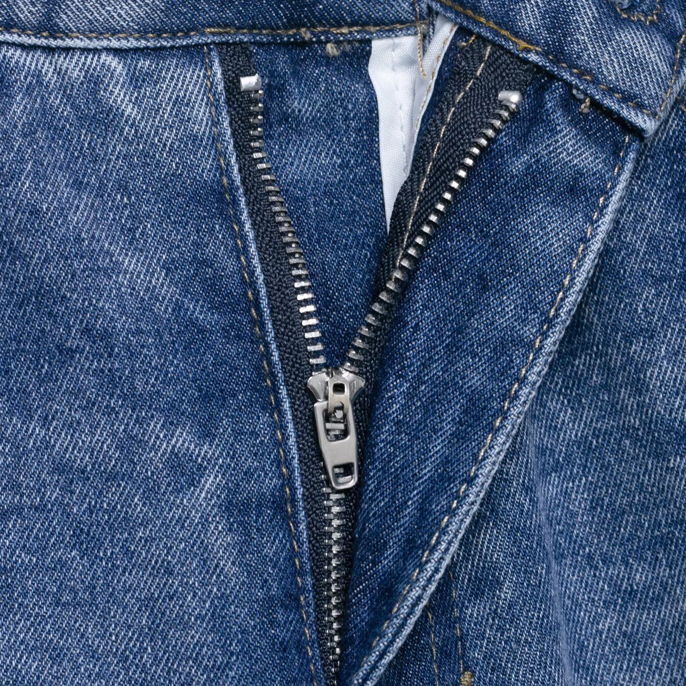 Women's High Waist Baggy Straight Trousers Jeans