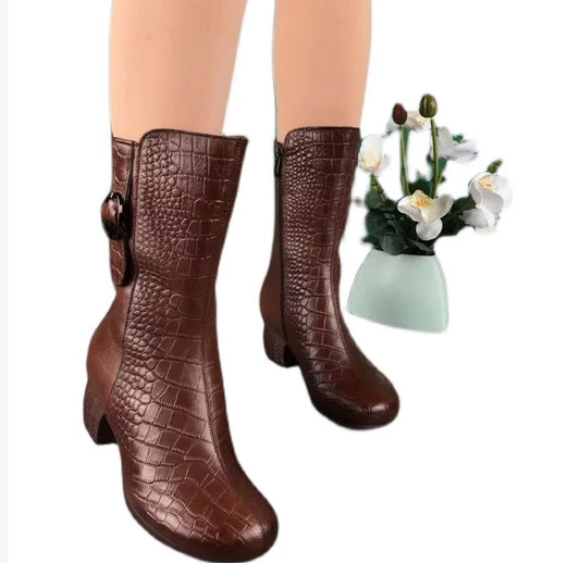 New Fallwinter Velvet-lined Fashion Boots