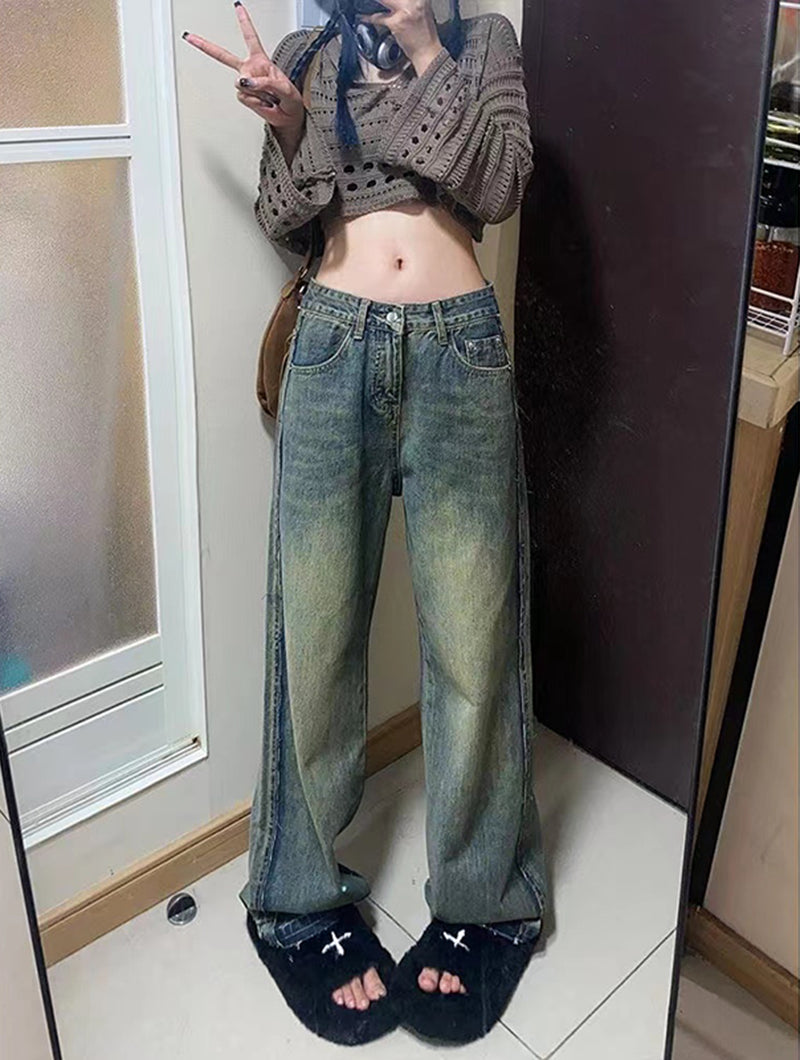 Women's Vintage Loose Straight Leg Jeans