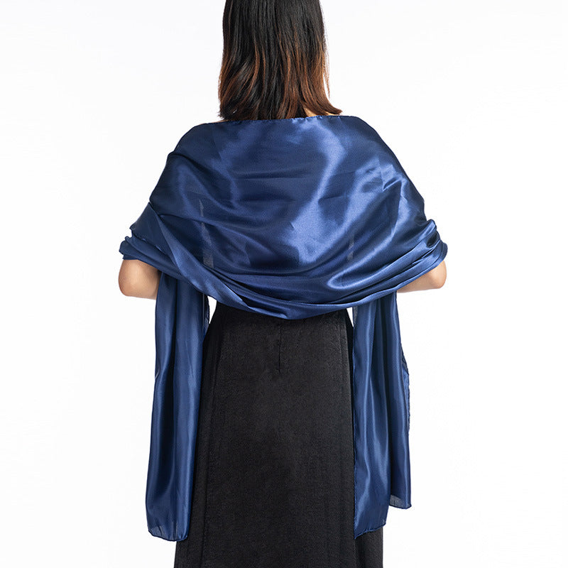 Evening Gown Shawl Wedding Cheongsam Satin Solid Color