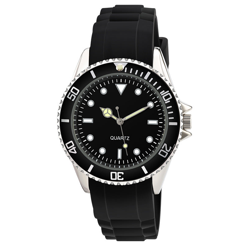 New Silicone Luminous Watch Fashion Waterproof Quartz Watch
