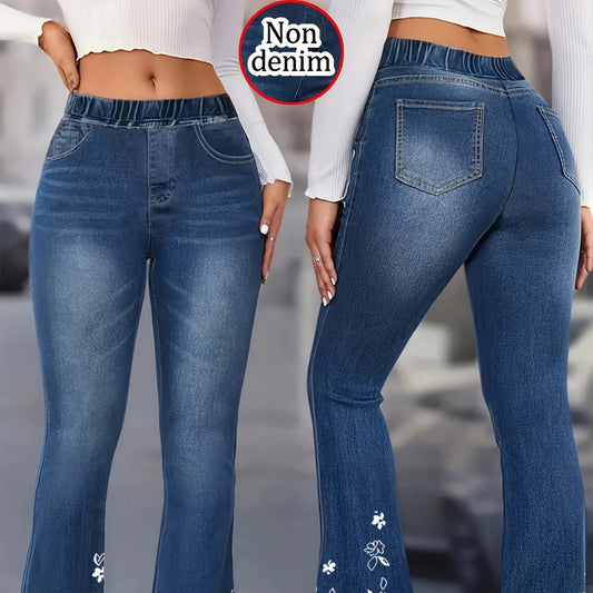 Womens Slimming Bootcut Jeans With A Butt-Lifting Effect