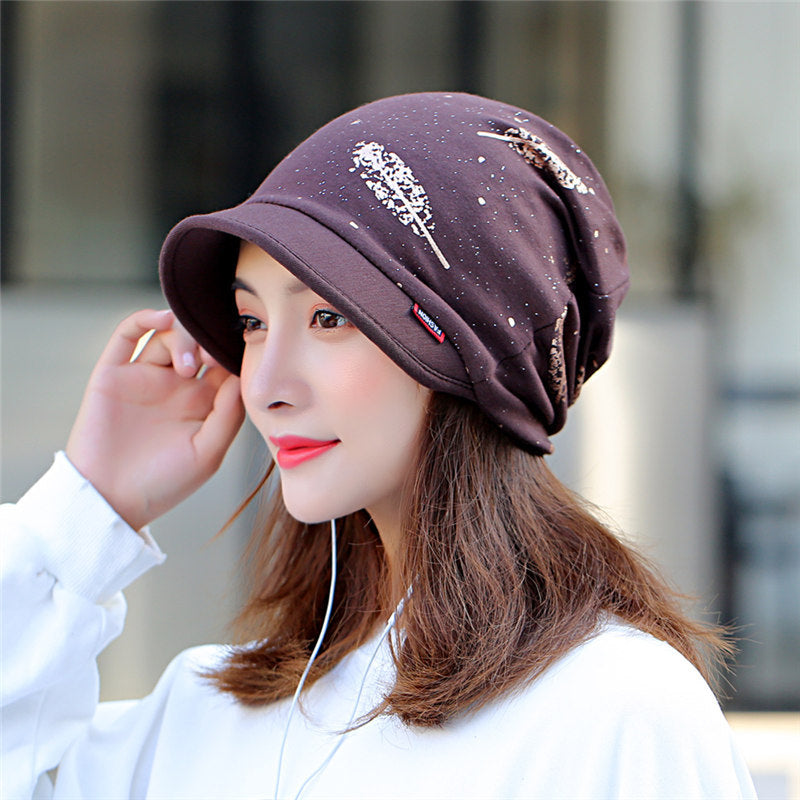 Peaked Warm Fashion Cap Multi-functional Outdoor Cold-proof Hat