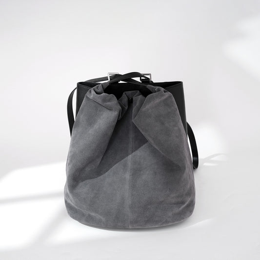 Niche Suede Autumn And Winter High-grade Brown Backpack